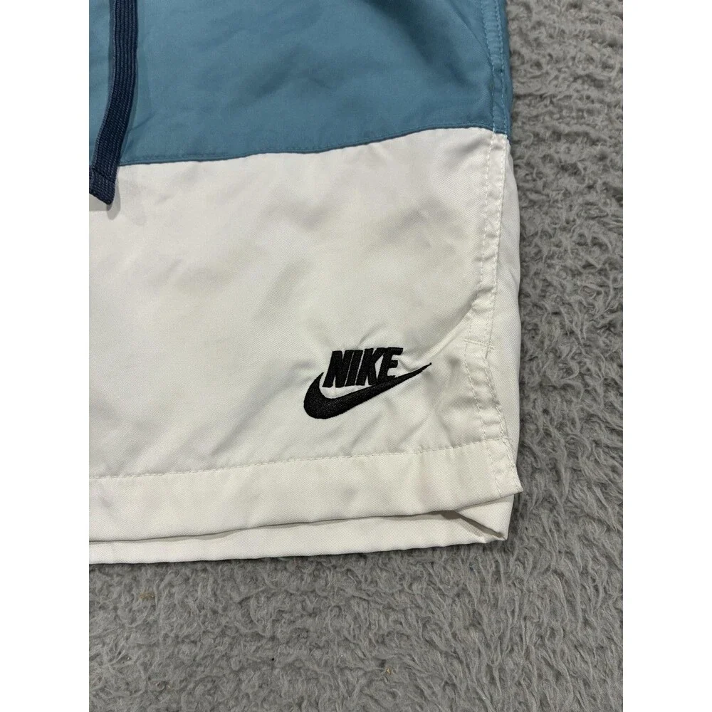 Nike Shorts Mens XL Multicolor Colorblock Swim Trunks Mesh Lined CJ4486-491